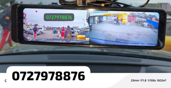 2 way dash cam front and rear car camera