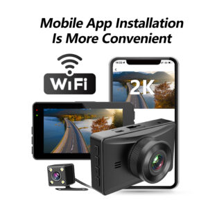 Front and Rear Dash Cam with Mobile App – Best Dashboard Camera for Kenyan Drivers